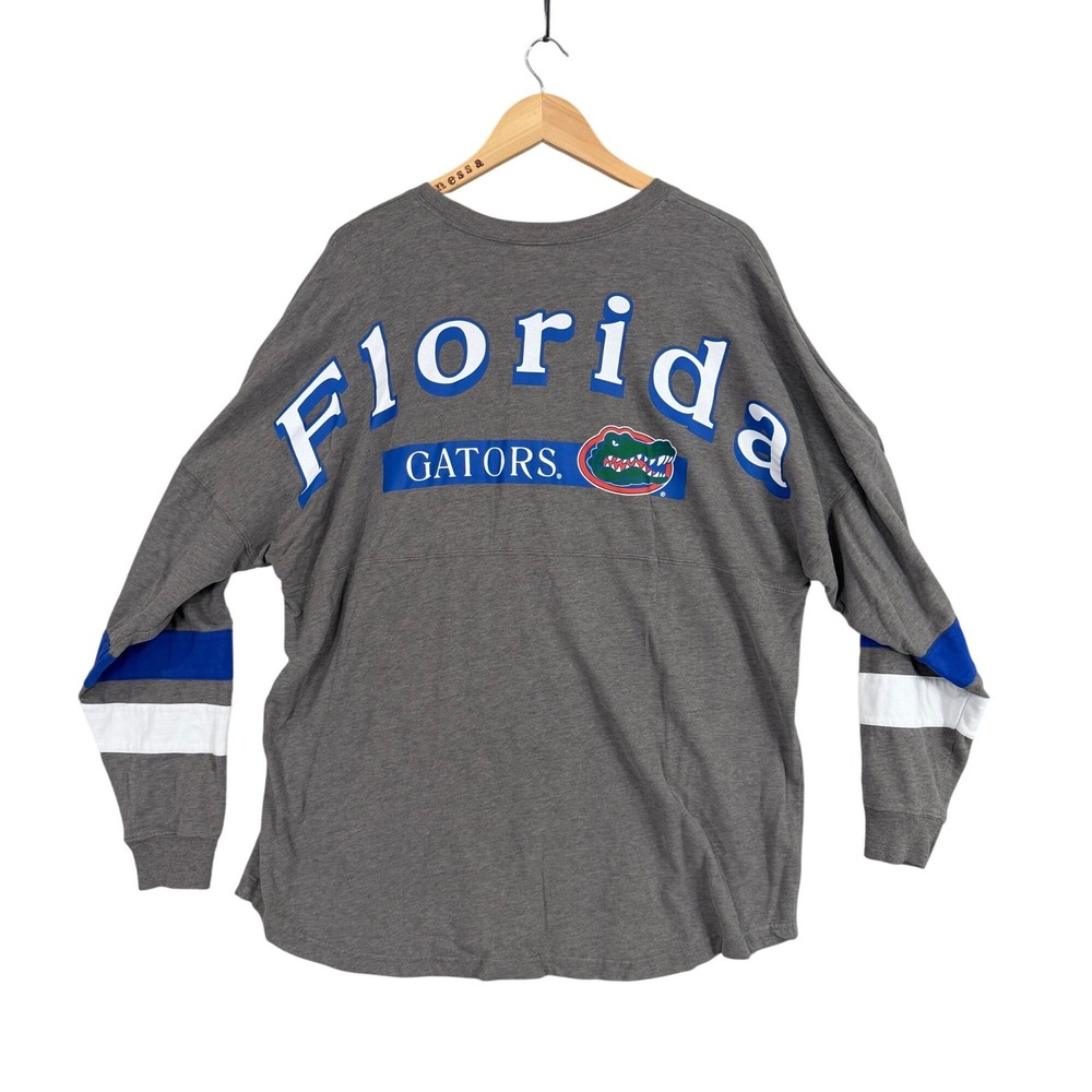 Florida Gators Spirit Jersey XL Grey Long Sleeve Shirt Knights Apparel
